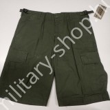 1624,BDU TÍPUSÚ RÖVIDNADRÁG ,KŐMOSOTT ,ZÖLD , MIL-TEC ,(OD), RIP-STOP ,ÚJ