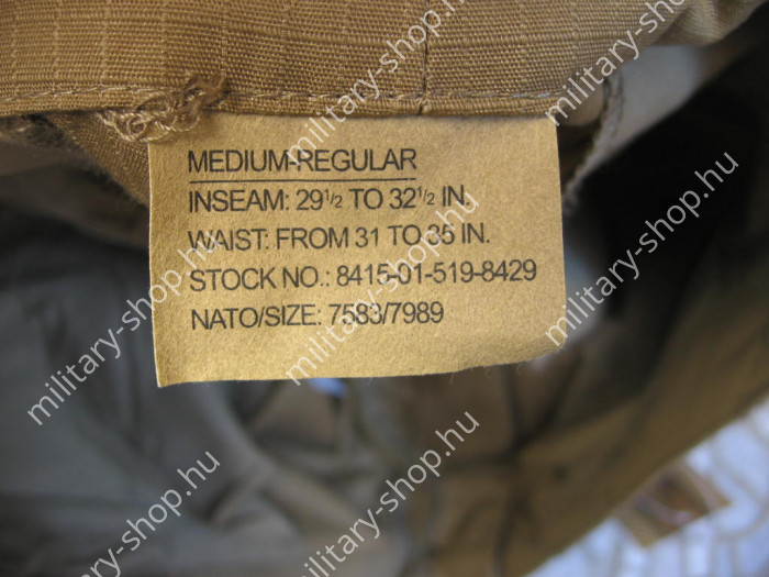 acu army combat uniform trousers amerikai katonai felszerelés ruházat amerikai katonai gyakorló nadrág digitális terepszín acu magyar magyar honvédség katonai ruházat felszerelés 90 m ejtőernyős gyakorló nadrág taktikai nadrág coyote