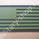 2227, U.S.ZÁSZLÓ PVC . ZÖLD-FEKETE,BAL KEZES ,RO , ÚJ