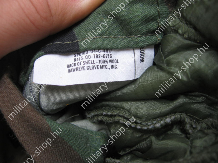usa katonai téli kesztyű ucp woodland zöld  kesztyű  katonai ruházat felszerelés katonai bolt üzlet military shop army shop budapest salgótarján katonai kötött téli kesztyű