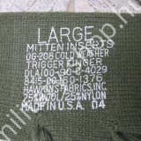 1981 ,USA KÖTÖTT KESZTYŰ 2 ÚJJAS ,80-90-ES ÉVEK , ZÖLD ,ÚJ