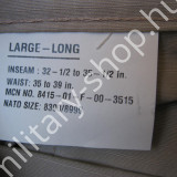 katonai gyakorló nadrág gore-tex dpm ddpm  kabát nadrág ecwcs kabát nadrág katonai téli kabát nato usa bw bundeswehr német esővádő ruházat gyakorló ruházat amerikai katonai gyakorló nadrág seal nadrág