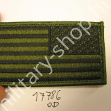 2658,U.S.ZÁSZLÓ , OD GREEN ,ZÖLD,TÉPŐZÁRAS ,JOBB KEZES ÚJ,RO17786