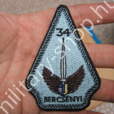 ÚJ2889,MH 34. BERCSÉNYI KMZ , SZÍNES  FELVARRÓ , ÚJ