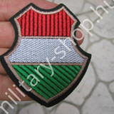 ÚJ3084, MH KAR PAJZS ,SZÍNES , ARANYBARNA SZEGÉLYŰ,ÚJ