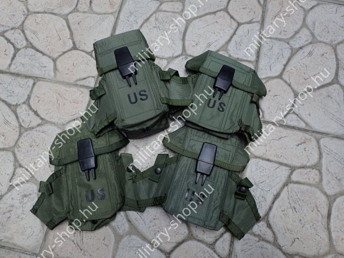 usa m-16 m16 m 16 tártáska zöld lc-1 vietnam flashbang pouch acu ucp molle coyote tártáska tárdobó eagle tártáska tárzseb tártartó tár tartó  használt katonai felszerelés ruházat katonai bolt üzlet army shop store military shop store in
