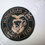ÚJ3136, MH HUNGARIAN ARMY CULINARY TEAM CSÖKK. LÁTHATÓSÁGÚ FELVARRÓ , ÚJ
