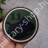 ÚJ3135,MH HONVÉD 11.TATAI PÁNCÉLOS DANDÁR SZÍNES  KARFELVARRÓ ,ÚJ