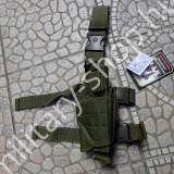 ÚJ3686,PISZTOLY COMBTOK OD ZÖLD ,ÁLLÍTHATÓ MÉRETŰ,MFH,ÚJ,AKCIÓ