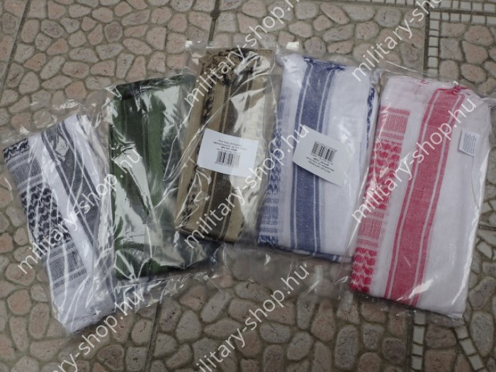 csemag arab kendő bandanas fejkendő  zöld fekete fehér feketp budape katonai ruházat felszerelés katonai bolt üzlet bolt military shop store army shop store in budapest