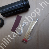 fűrészzsinór fűrész zsinór gyufa vízhatlan box  tároló doboz túlélési eszközök katonai túlélés túlélő felszerelés molle utility pouch ammo pouch coyote atacs a-tacs multicam zöld od woodland tártáska tárdobó általános tároló tok m4 m-4 m16 m-16 ak kalasny