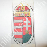 MAGYAR CÍMER+KORONA ,körbevágott, szitaszövet , új