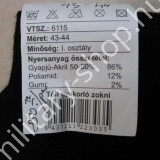 ÚJ234,MH FEKETE BAKANCSZOKNI , TÉLI,93M,ÚJ, 43-44 ,