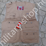 ÚJ3864,SAFARI MELLÉNY ,BEIGE( HOMOK ) , FOX, ÚJ