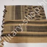 ÚJ4771, KÉZIGRÁNÁTOS ARAB KENDŐ ,MIL-TEC , FEKETE-HOMOK ,ÚJ