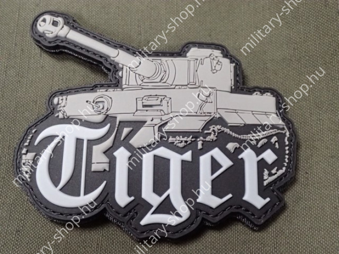 pvc hímzett öntött tank tiger tigris panther hunterpanther párduc 16832201 no mercy katonai vicces funny felvarrók katonai elsősegély koponyás  kalózos karjelzések patch katonai bolt üzlet army shop store military shop store surplus in budapest