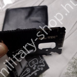 multikártya multi funkciós kártya multi szerszám multiszerszám fűrészzsinór fűrész zsinór gyufa vízhatlan box  tároló doboz túlélési eszközök katonai túlélés túlélő felszerelés katonai fejadag usa mre francia amerikai német kajacsomag élelmiszer fejadag