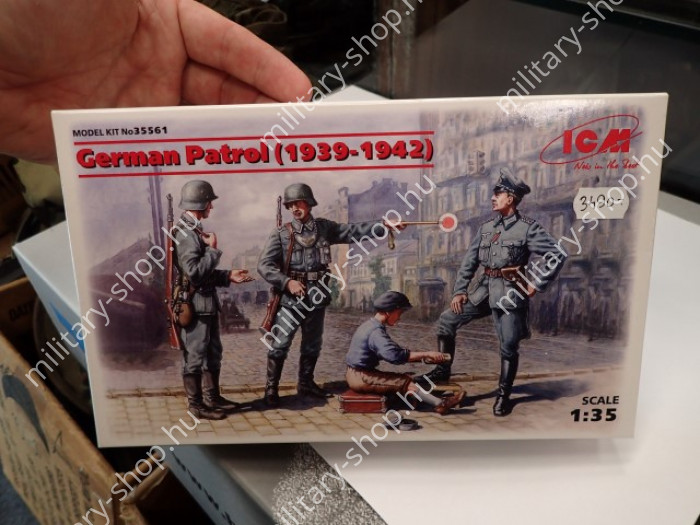 ICM® - GERMAN PATROL 1939-1942, 35561 miniart rumpeter tamiya takom revell italeri friulmodellizmo rye field border bandai academy eduard modell makett shop bolt üzlet in budapest ICM® - GERMAN PATROL 1939-1942, 35561 miniart rumpeter tamiya takom revell italeri friulmodellizmo rye field border bandai academy eduard modell makett shop bolt üzlet in budapest