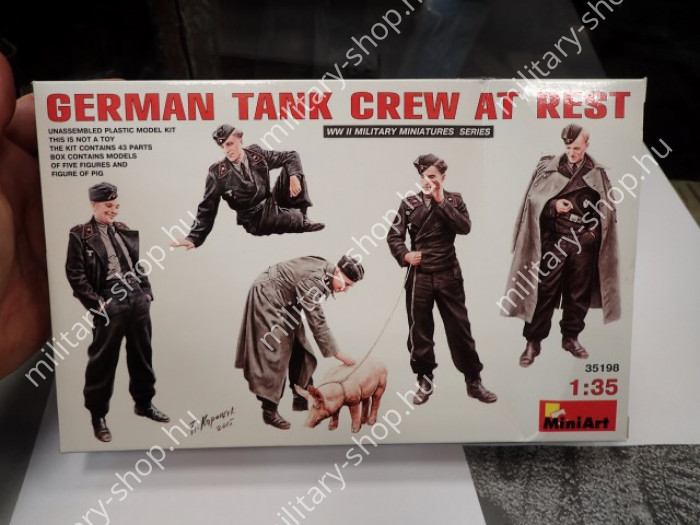 Miniart® - GERMAN TANK AT REST  ,35198 ,,miniart rumpeter tamiya takom revell italeri friulmodellizmo rye field  border bandai academy eduard modell makett shop bolt üzlet  in budapest