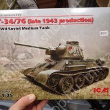 ÚJ6524,   ÚJ6524,IICM®  35366 , T-34 /76  ( LATE 1943 PRODUCTION  ) BIZOMÁNYOS ÁRÚU