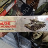 ICM®  35366 , T-34 /76  ( LATE 1943 PRODUCTION(r)us medium tank m3 lee mid miniart rumpeter tamiya takom revell italeri friulmodellizmo rye field  border bandai academy eduard modell makett shop bolt üzlet  in budapest