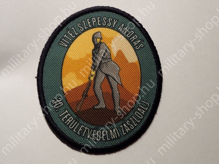 vitéz SZEPESSY ANDRÁS 30.. TERÜLETVÉDELMI ZÁSZLÓALJ , KÖZNAPI, SZÍNES  , KARFELVARRÓ