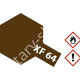 ÚJ6105 ,TAMIYA XF-64 FLAT  RED BROWN ACRYLIC 23ml