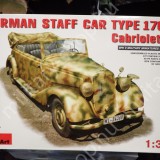 ÚJ6523, MINIART® 35107  , GERMAN STAFF  TYP 170,V CABRIOLET  ,1:35 BIZOMÁNYOS KÉSZLET,